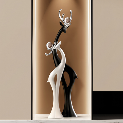 Double Deer Ornament