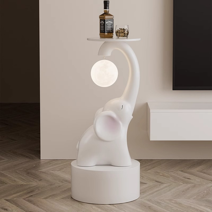 Large floor-standing moon statue for living room