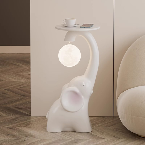 Large floor-standing moon statue for living room