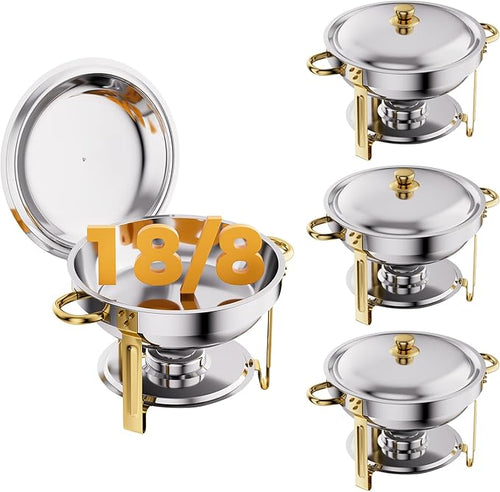 4 Pack Chafing Dishes for Buffet