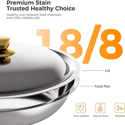 4 Pack Chafing Dishes for Buffet