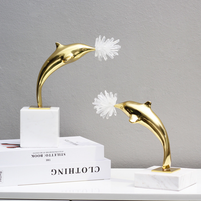 Amethyst Dolphin Ornament