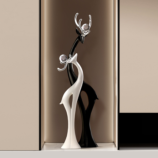 Double Deer Ornament