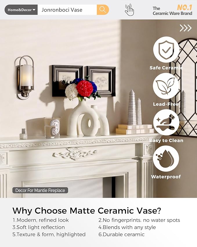 Modern Nordic Boho Style Vases Home Decor