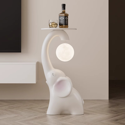 Large floor-standing moon statue for living room