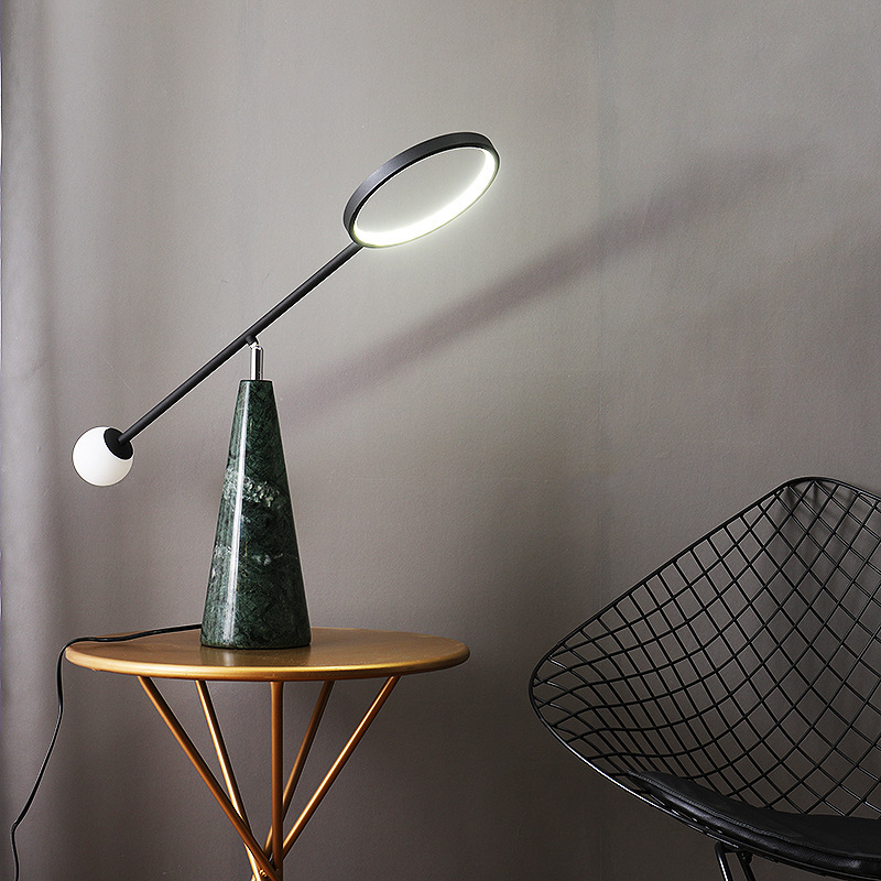 Marble table lamp