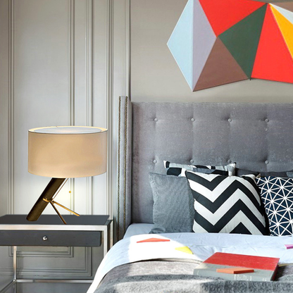 Postmodern creative hardware table lamp